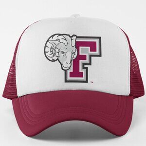 NEW Fordham Rams Foam Trucker Snapback Hat 2TONE MAROON WHITE